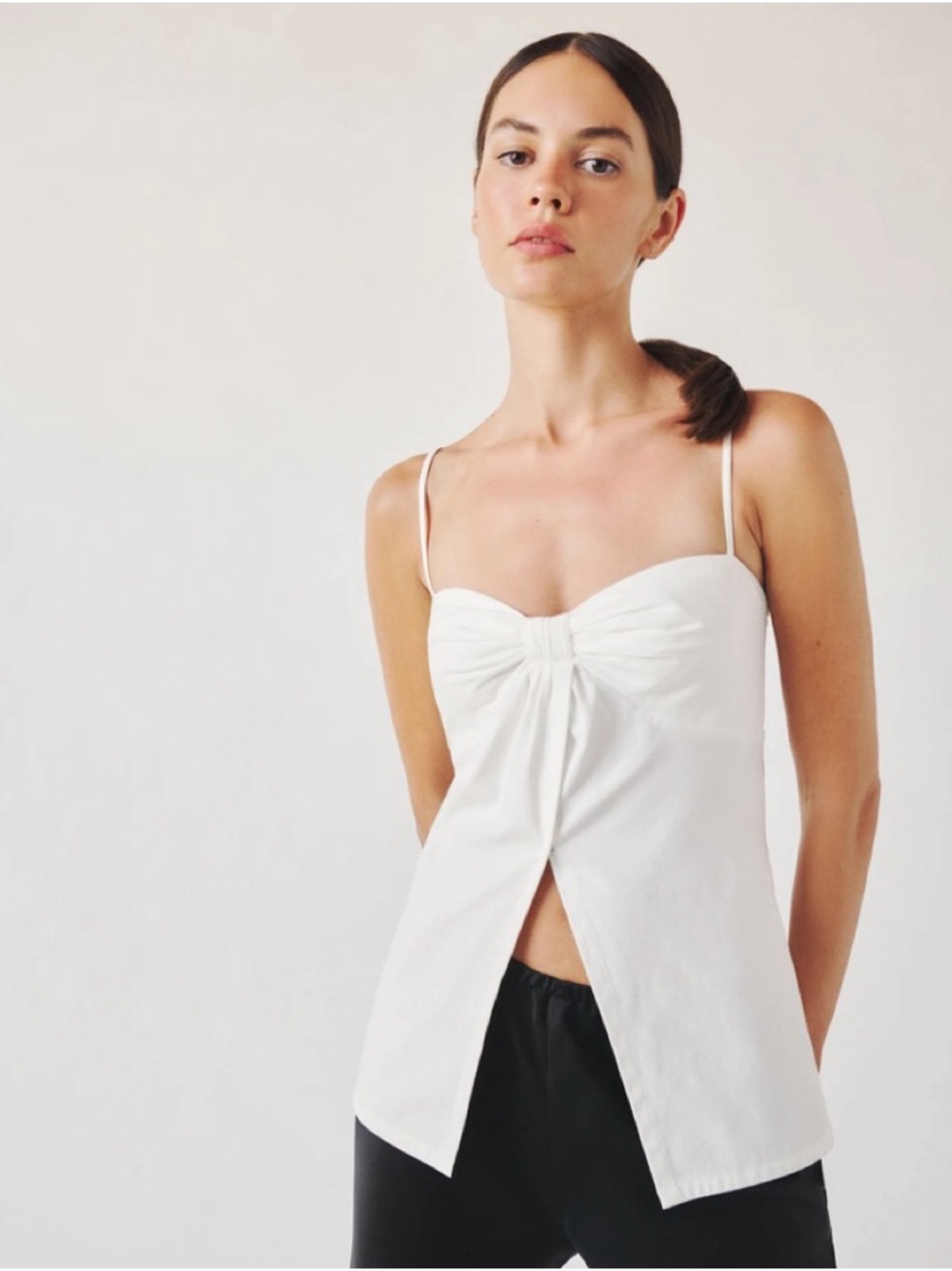 Reformation Jaylin Top in White